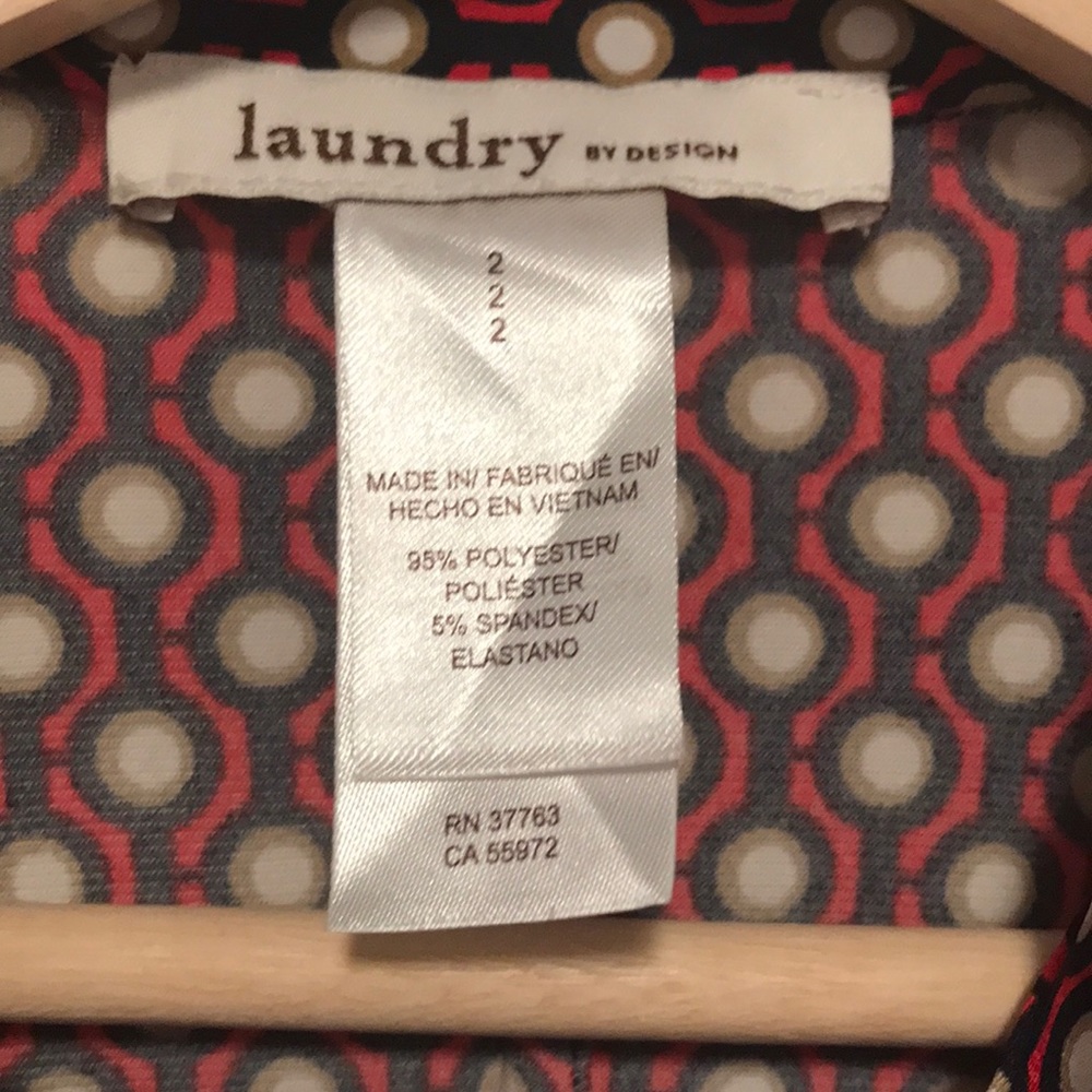 Mod Pattern Shirt Dress - Picture 4 of 6